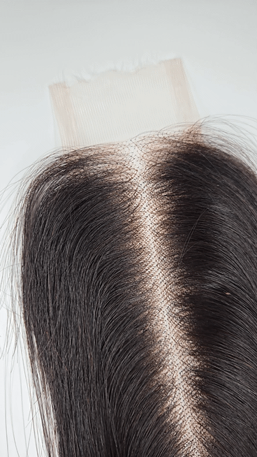 RAW HD Invisible Lace 2x6 Closure w/ Bleached Knots Straight