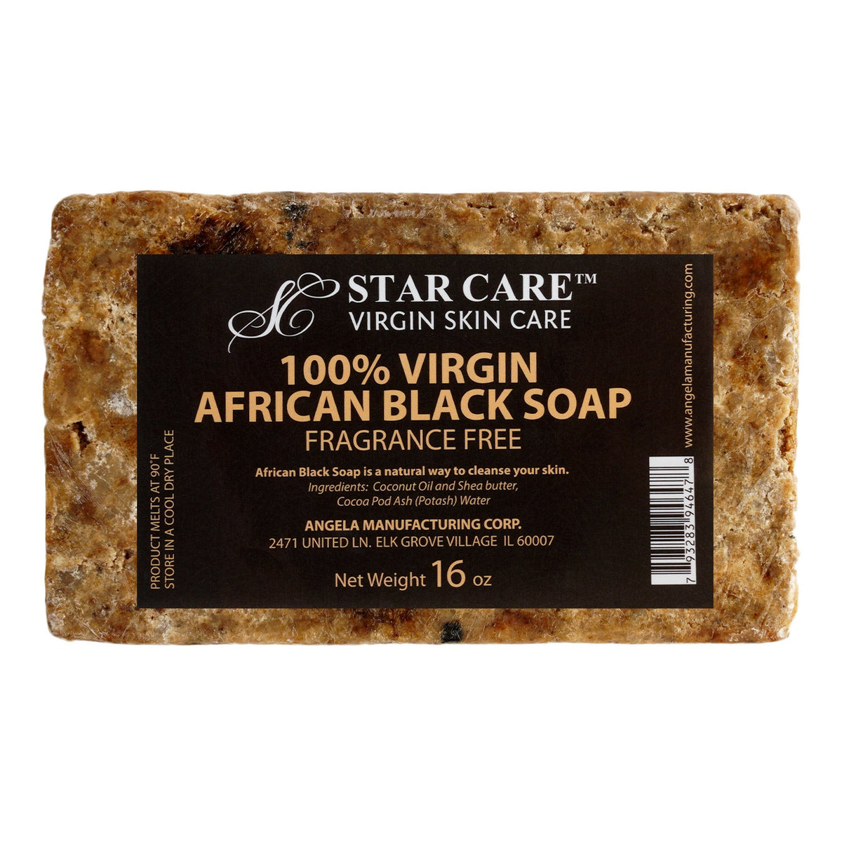 Star Care Cleansing Soap – 100% Virgin African Black Soap – 4 oz product image