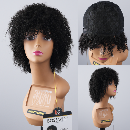 Bobbi Boss MH1274 Koli Curly Unprocessed Human Hair Wig