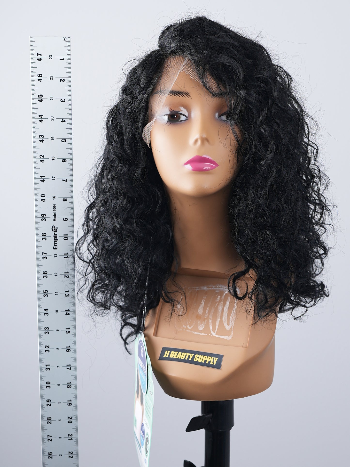 Bobbi Boss MHLF595 Water Wave 16 Side Part Human Hair Lace Wig
