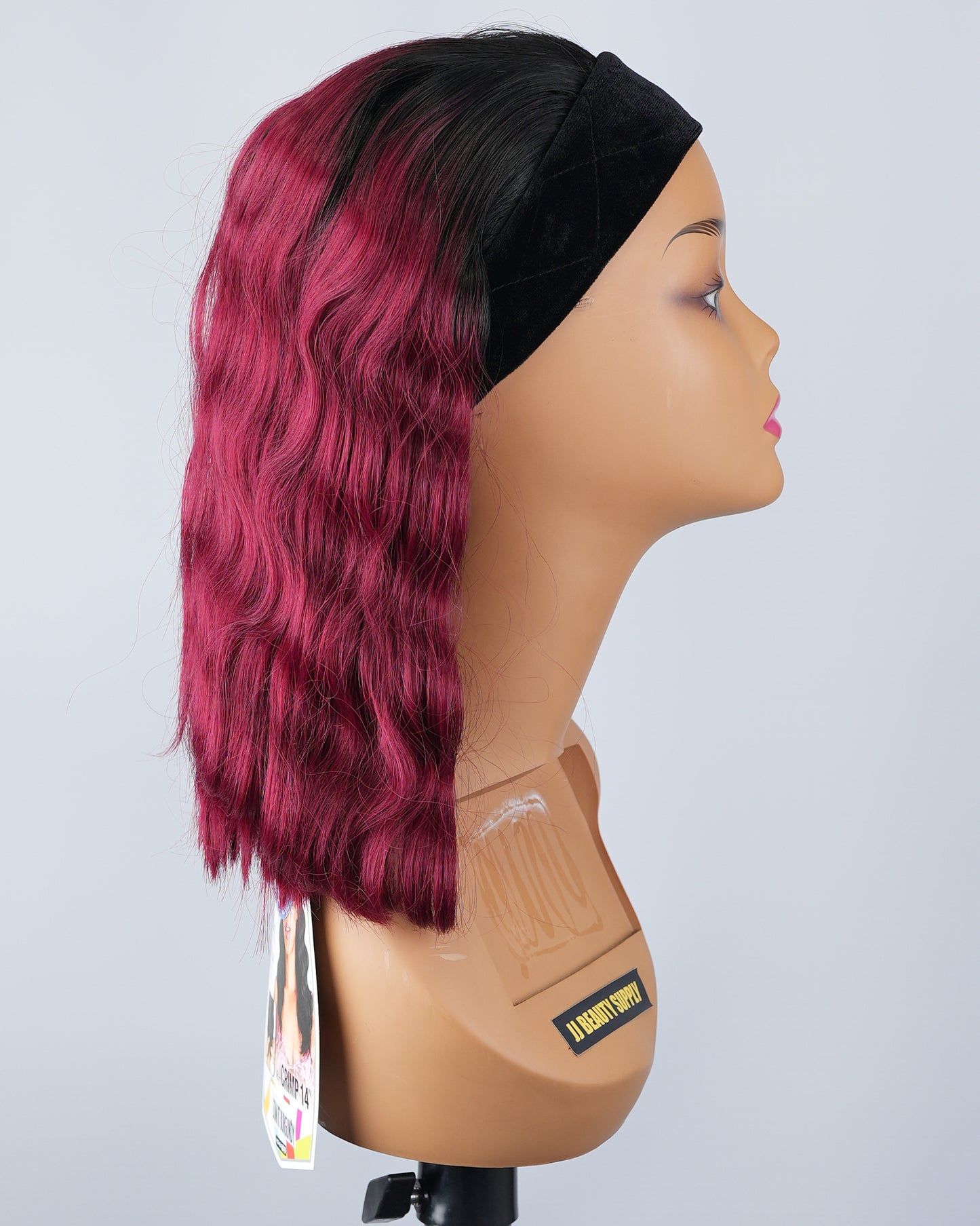 Crimp 14" Synthetic Premium Fiber Band Wig