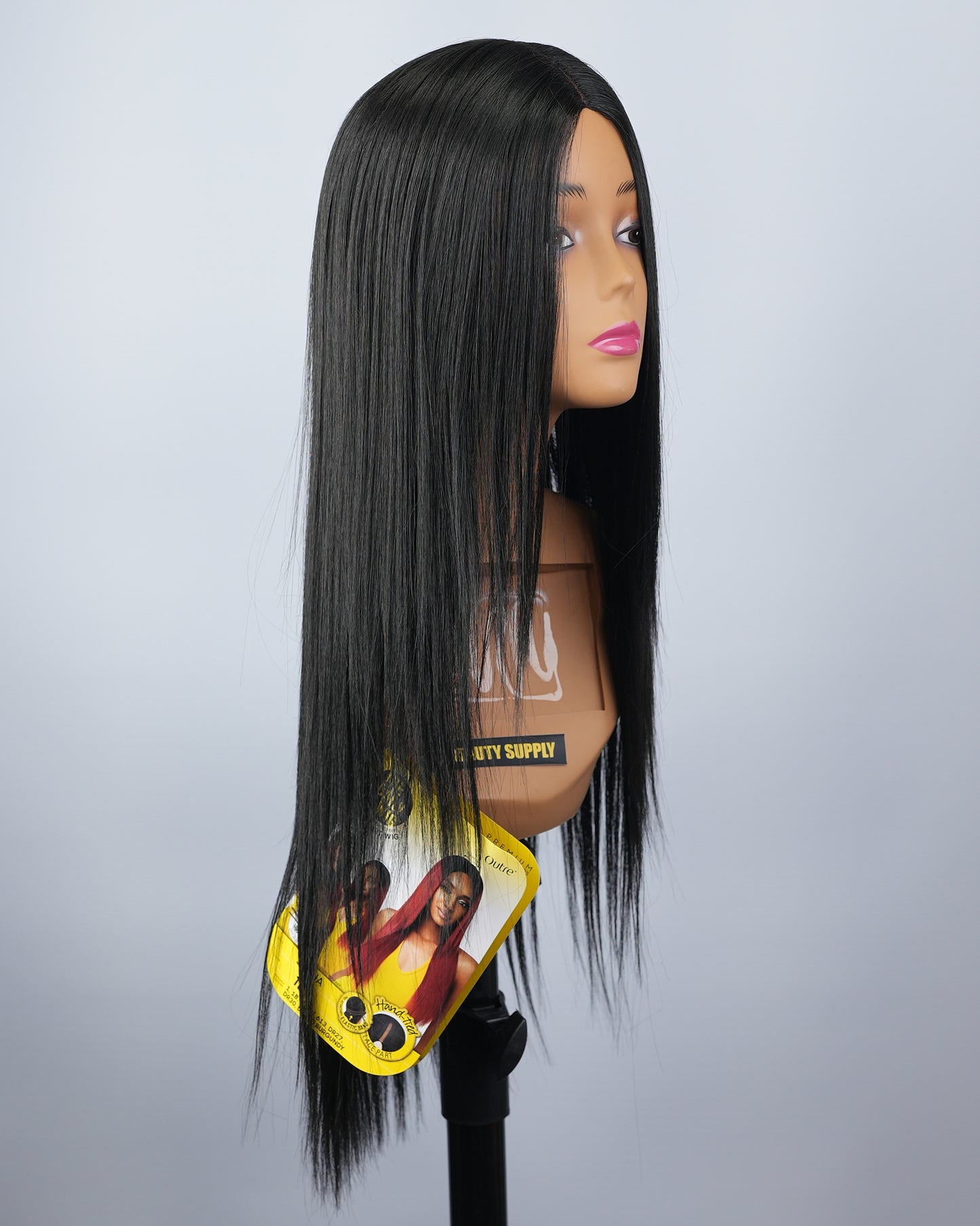 Jorja Synthetic Premium Fiber Middle Part Straight Wig