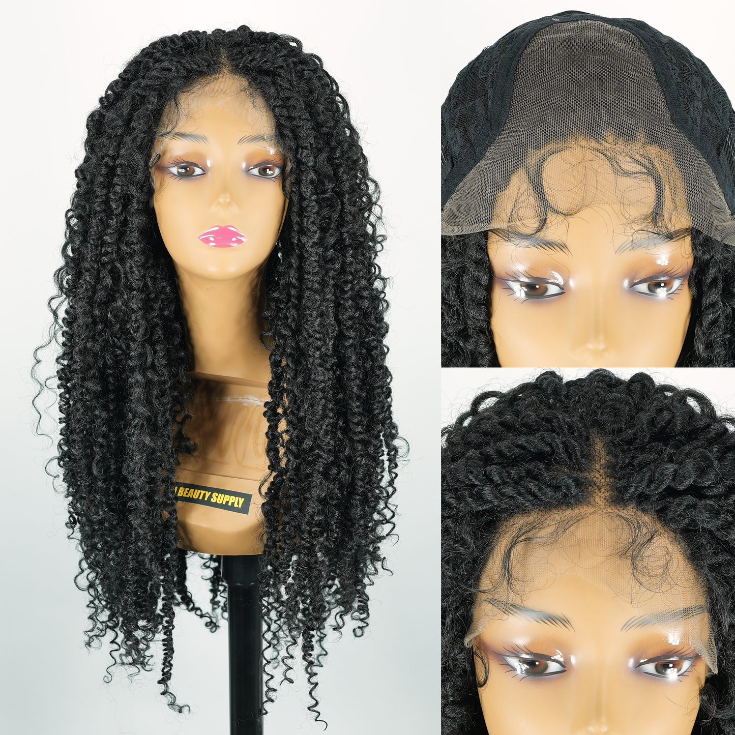 Outre X-Pression Twisted Up Boho Passion Waterwave 22 Inch Premium Synthetic Braid Lace Front Wig