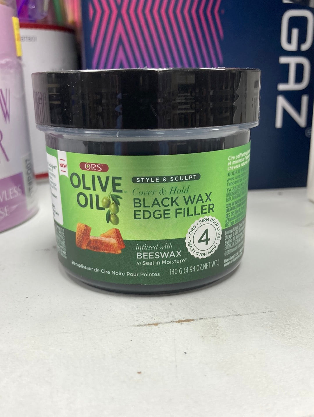 Olive Oil Black Wax Edge Filler 4.94oz