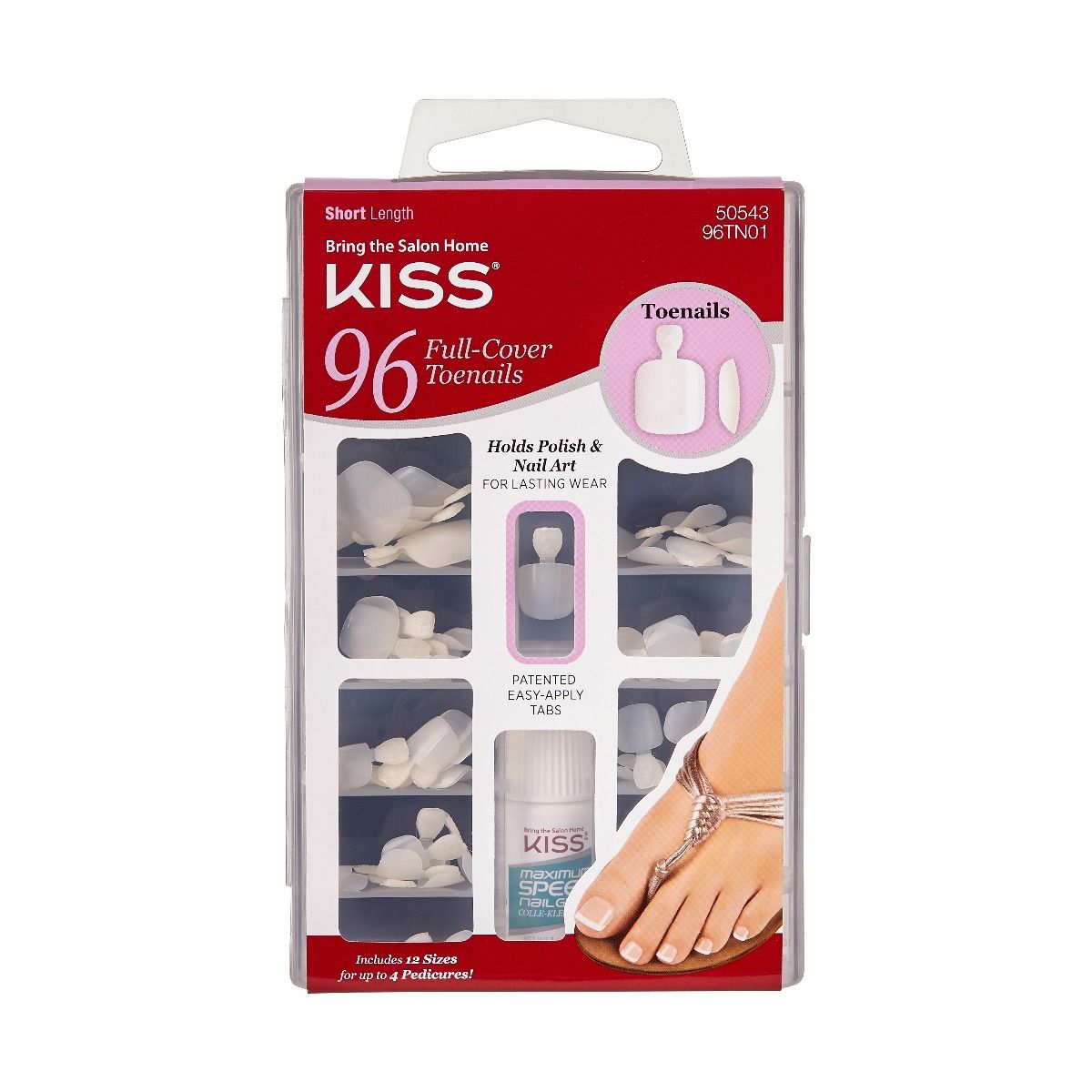 KISS 96 FULL COVER TOENAILS 96TN01