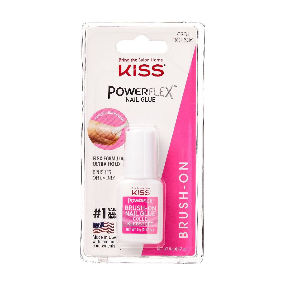 KISS POWER GLUE BRUSH-ON NAIL GLUE BGL506