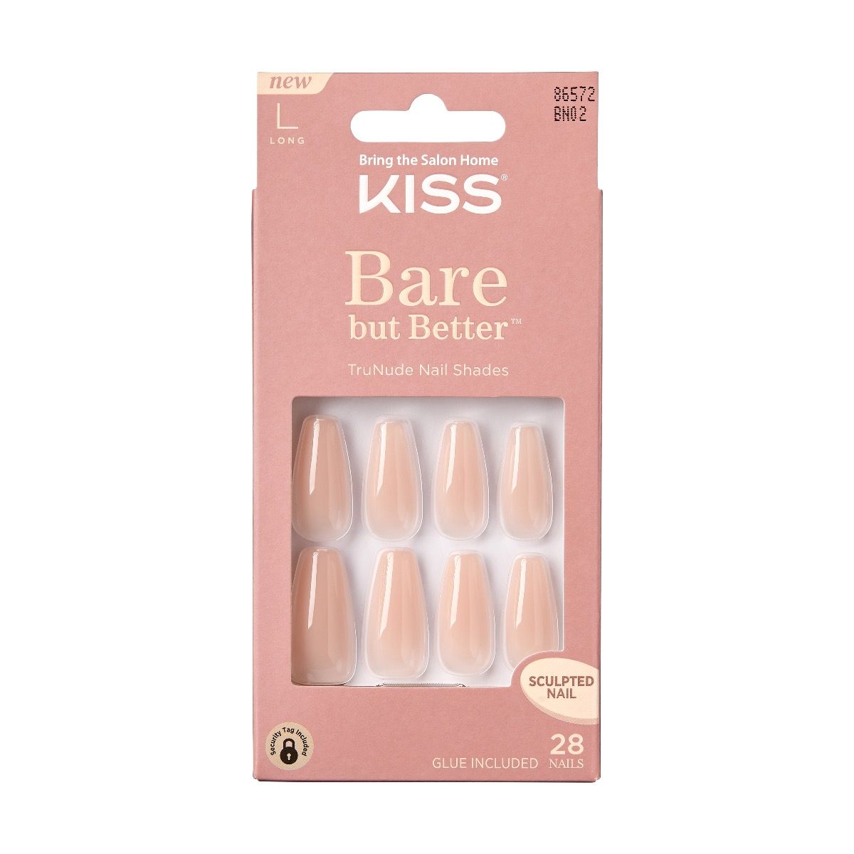 KISS BARE-BUT-BETTER NAILS - NUDE DRAMA BN02