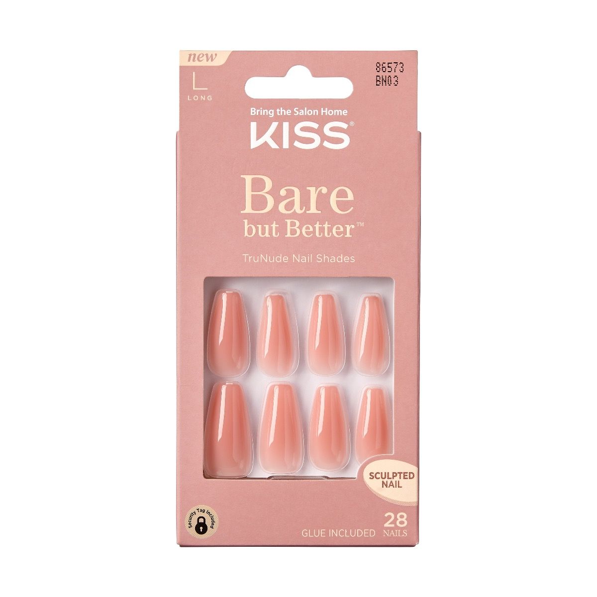 KISS BARE-BUT-BETTER NAILS - NUDE GLOW BN03